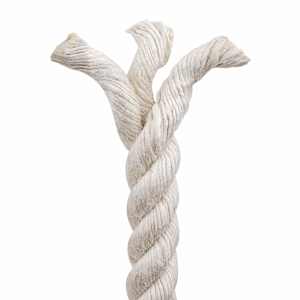 Jutové lano 20 mm Bílá 100% jute Tossa - obrázek 4