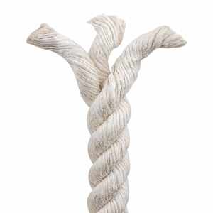 Jutové lano 240 mm 50 m Bílá 100% jute Tossa - obrázek 4