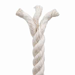 Jutové lano 300 mm 10 m Bílá 100% jute Tossa - obrázek 4