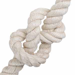 Jutové lano 400 mm 25 m Bílá 100% jute Tossa - obrázek 3
