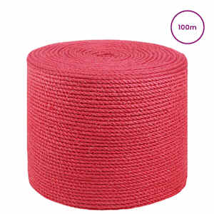 2 ks 2 mm Červená 100% jute Tossa - obrázek 3