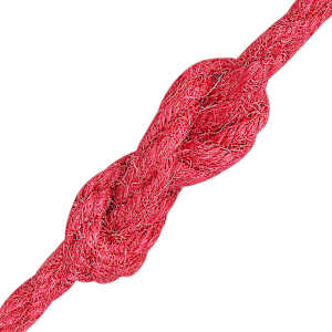 4 mm Červená 100% jute Tossa - obrázek 4