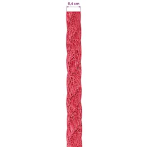 4 mm Červená 100% jute Tossa - obrázek 6