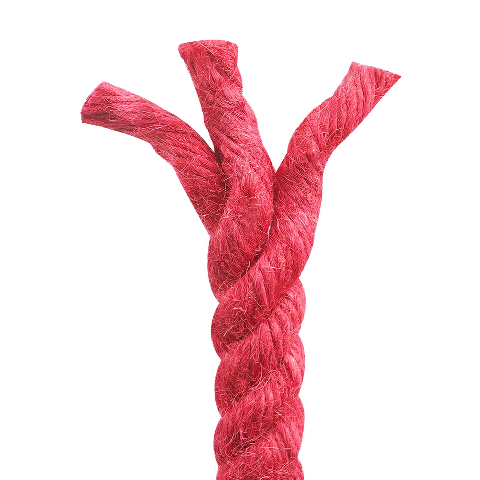 Vrv iz jute 14 mm Rdeča 100% Tossa jute