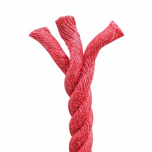 Jutové lano 16 mm Červená 100% jute Tossa - obrázek 5