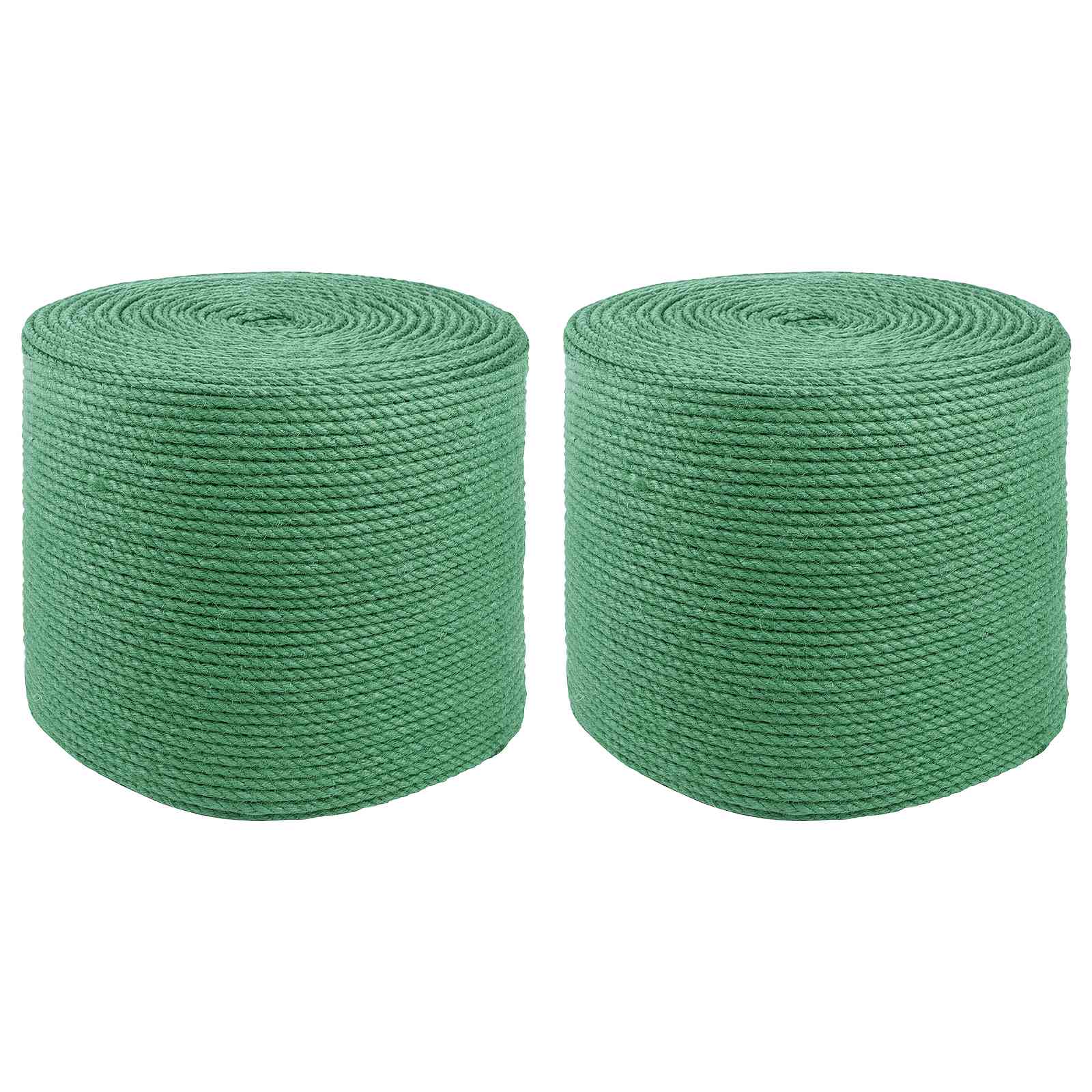vidaXL Frânghie din Jute 2 pcs Verde 100% jute Tossa