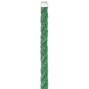 Jutové lano 6 mm Zelená 100% jute Tossa - obrázek 6