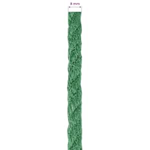 Jutové lano 8 mm Zelená 100% jute Tossa - obrázek 6