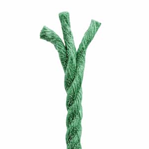 Jutové lano 10 mm Zelená 100% jute Tossa - obrázek 5