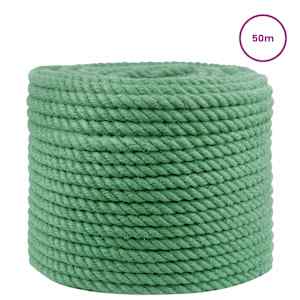 Jutové lano 10 mm Zelená 100% jute Tossa - obrázek 3