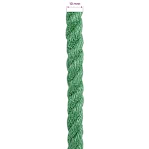 Jutové lano 10 mm Zelená 100% jute Tossa - obrázek 6