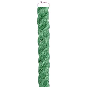 Jutové lano 12 mm Zelená 100% jute Tossa - obrázek 6