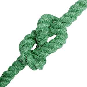 Jutové lano 12 mm Zelená 100% jute Tossa - obrázek 4