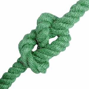 Jutové lano 14 mm Zelená 100% jute Tossa - obrázek 4
