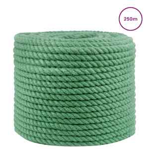 Jutové lano 14 mm Zelená 100% jute Tossa - obrázek 3