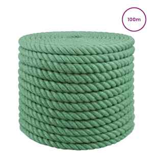 Jutové lano 16 mm Zelená 100% jute Tossa - obrázek 3