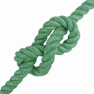 Jutové lano 20 mm Zelená 100% jute Tossa - obrázek 4