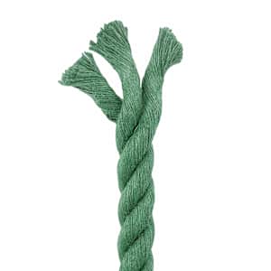 Jutové lano 40 mm Zelená 100% jute Tossa - obrázek 5