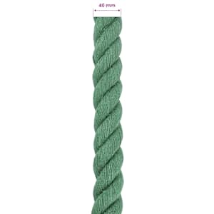 Jutové lano 40 mm Zelená 100% jute Tossa - obrázek 6