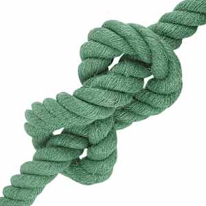 Jutové lano 50 mm Zelená 100% jute Tossa - obrázek 4