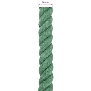 Jutové lano 50 mm Zelená 100% jute Tossa - obrázek 6