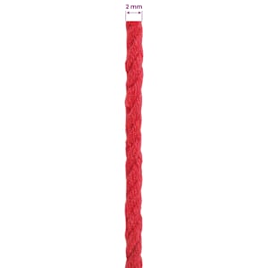 Lano 10 pcs Červená Bavlna - obrázek 6