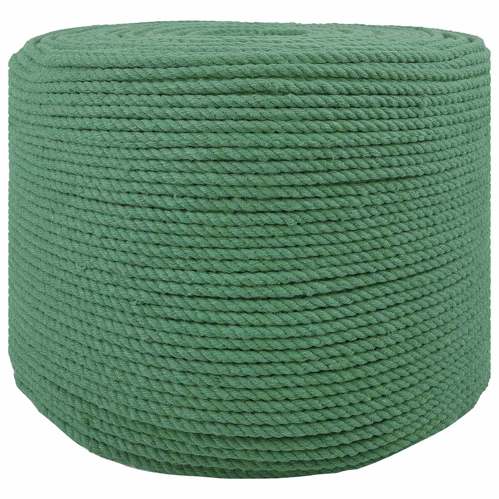 vidaXL Sfoară Verde 0,8 x 0,8 x 2500 cm Bumbac