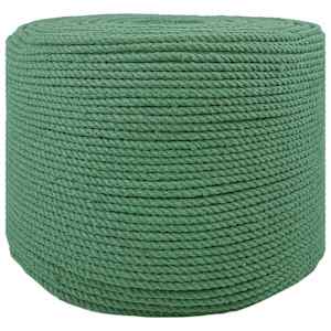 Bombažna vrv 8 mm 100 m Zelena 100% Bombaž