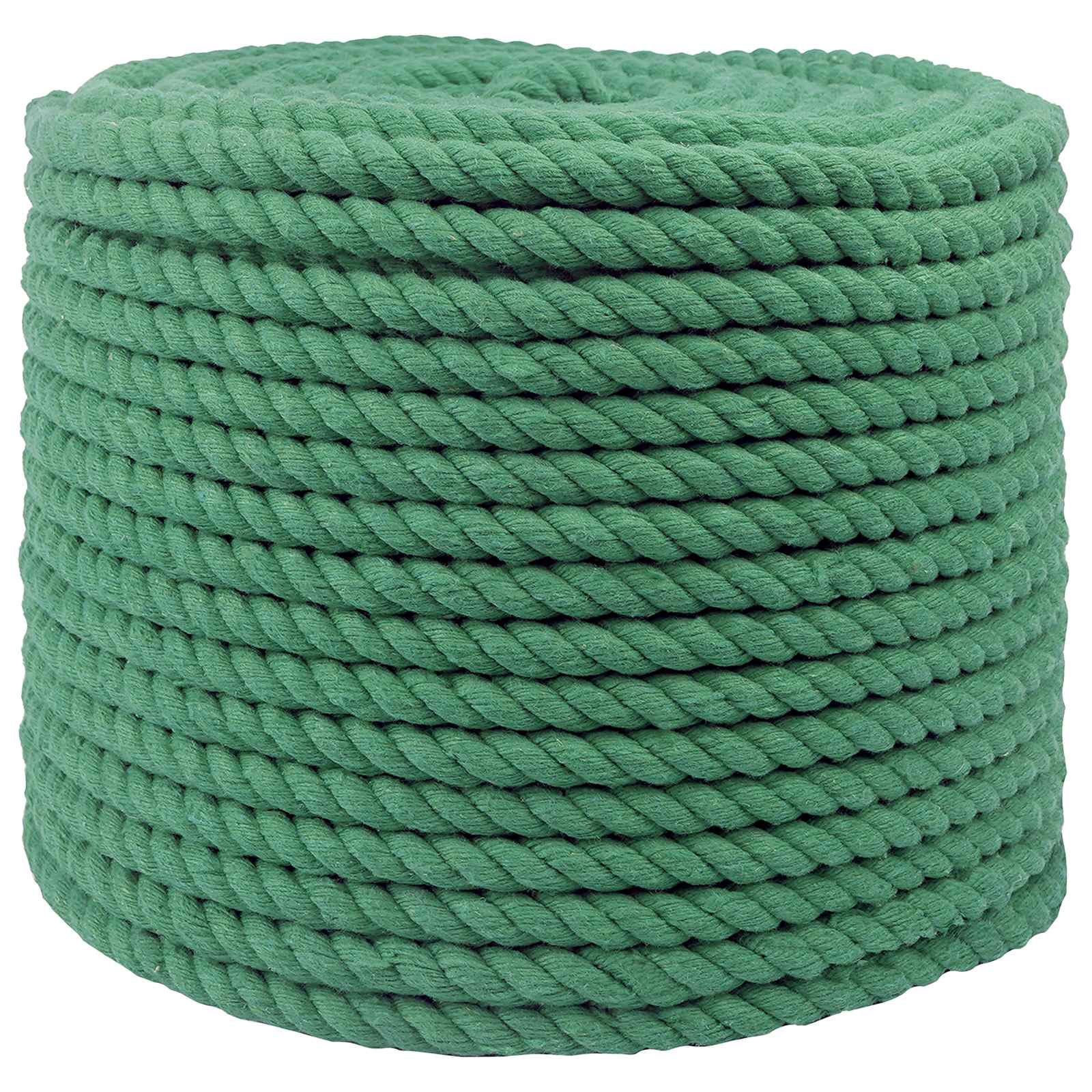 vidaXL Sfoară Verde 1,2 x 1,2 x 2500 cm Bumbac