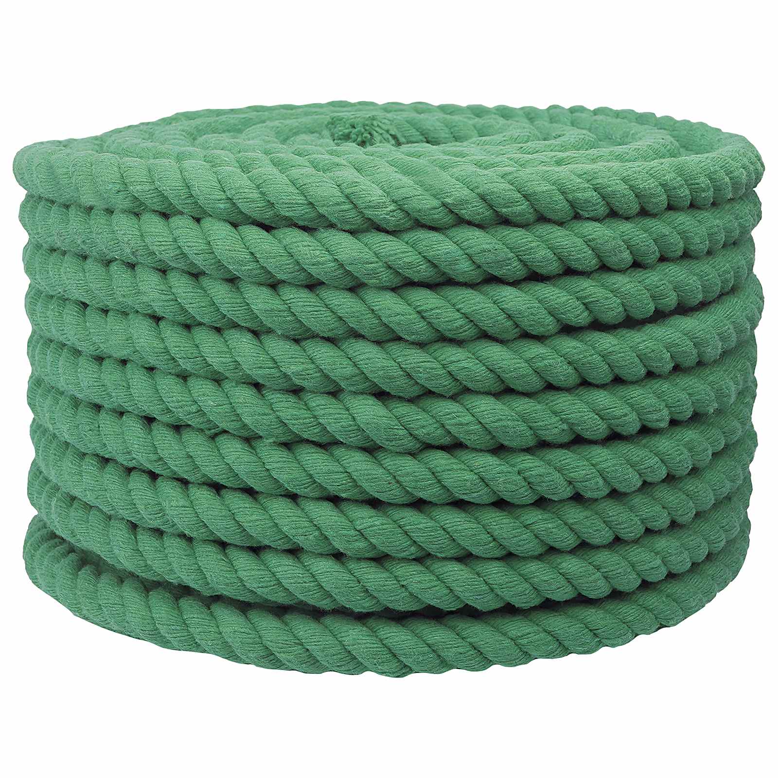 vidaXL Sfoară Verde 2,4 x 2,4 x 2500 cm Bumbac