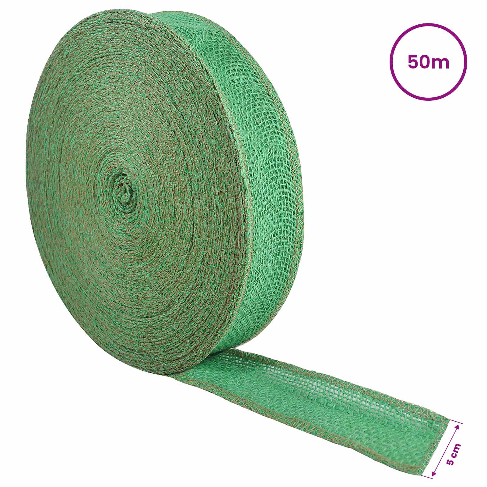 Jute Rol Groen 5 x 5000 cm image 6