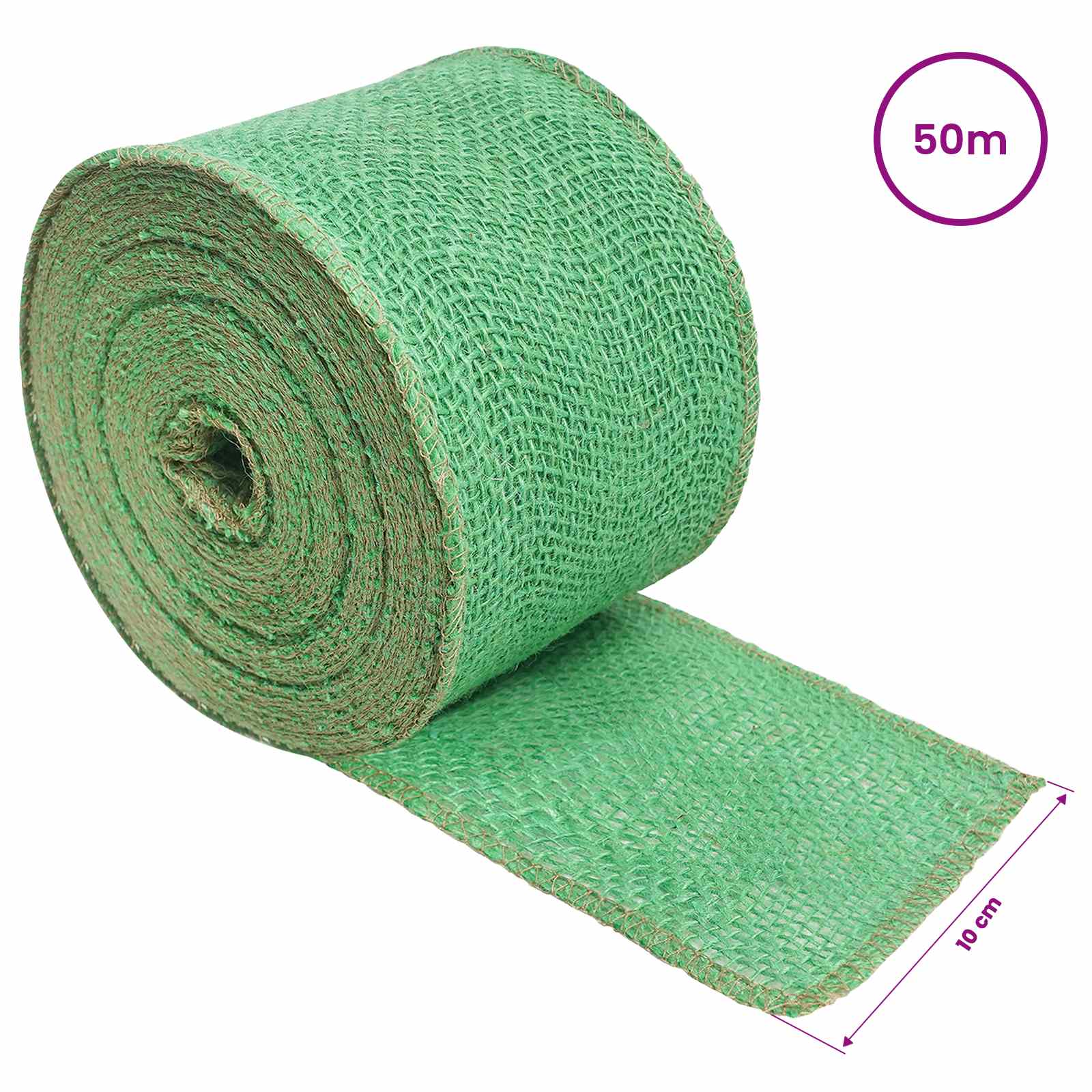 Jute Rol Groen 10 x 5000 cm image 6