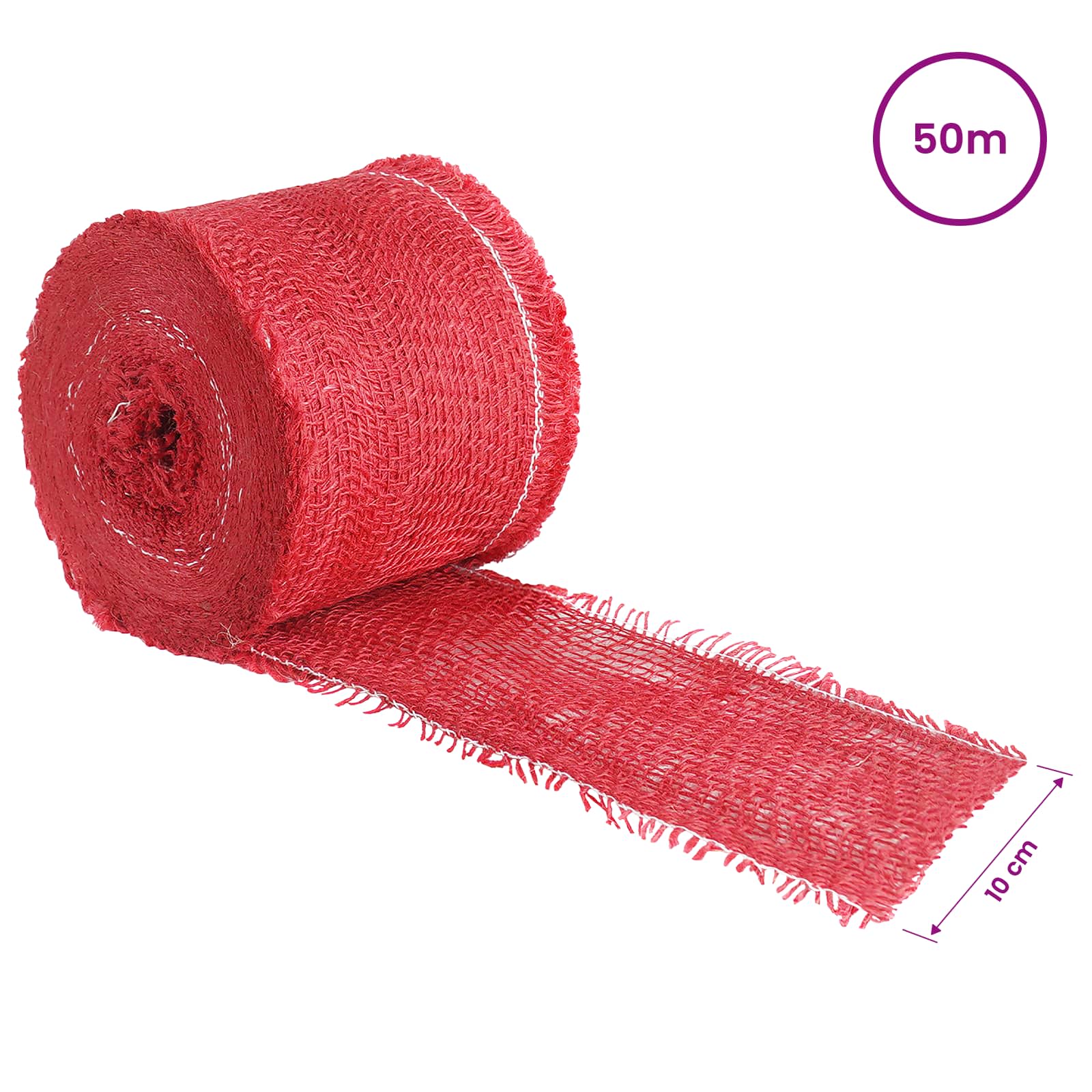 Jute Rol Rood 10 x 5000 cm image 6