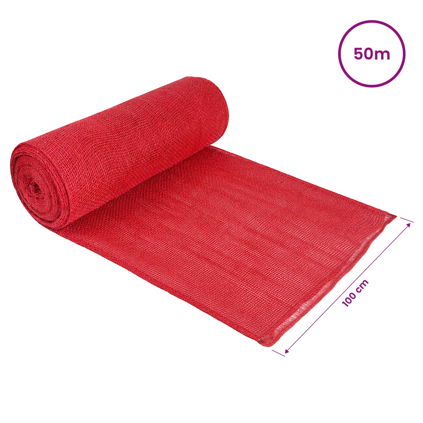 Jute Rol Rood 100 x 5000 cm image 6