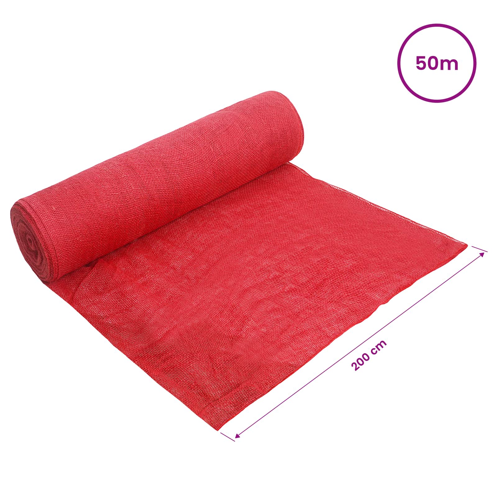 Jute Rol Rood 200 x 5000 cm image 6