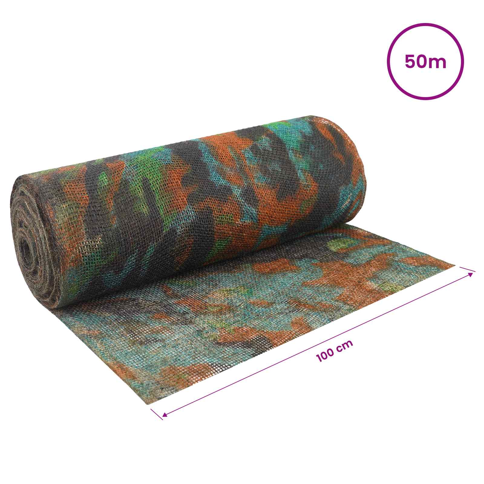 Jute Rol Camouflage 100 x 5000 cm image 6