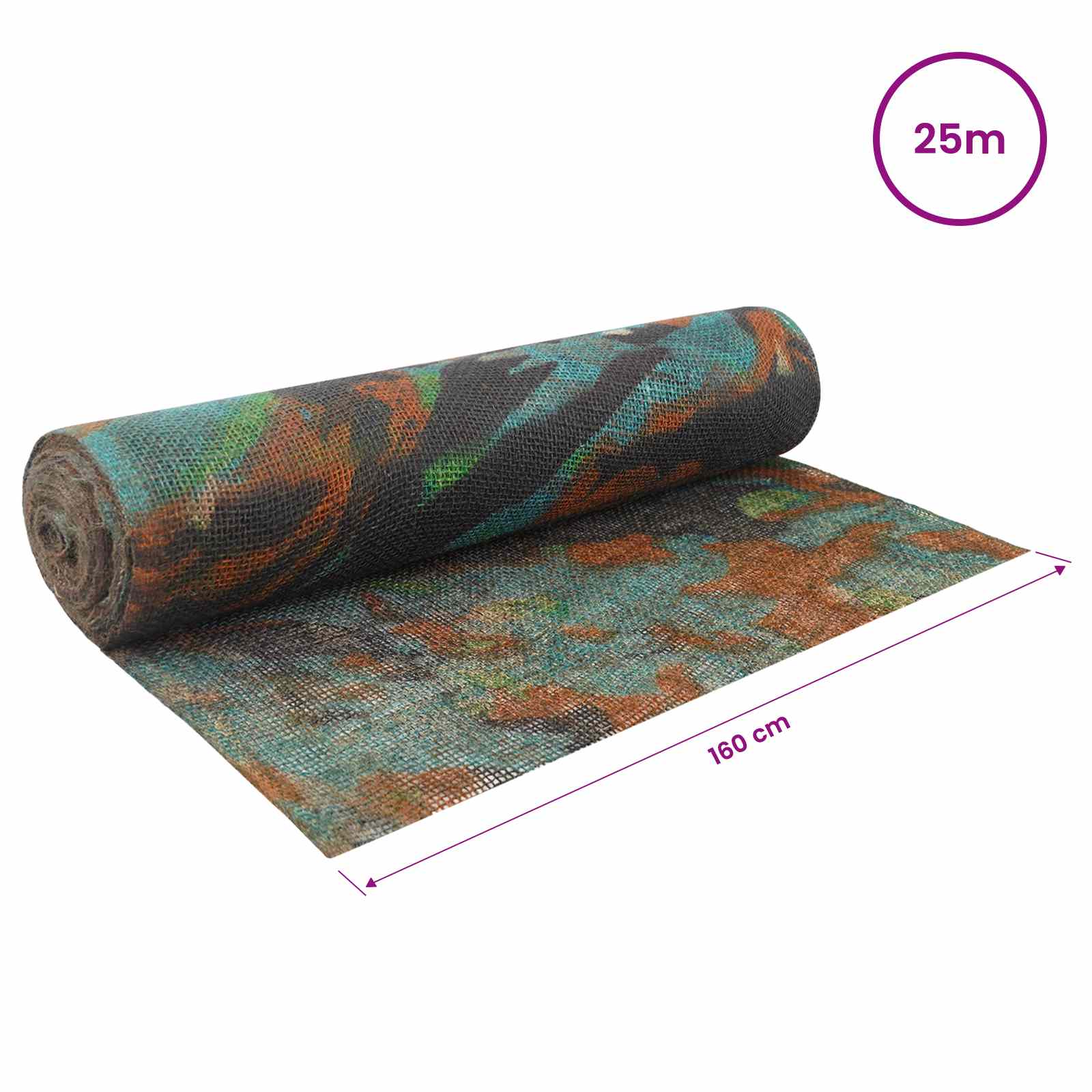 Jute Rol Camouflage 160 x 2500 cm image 6
