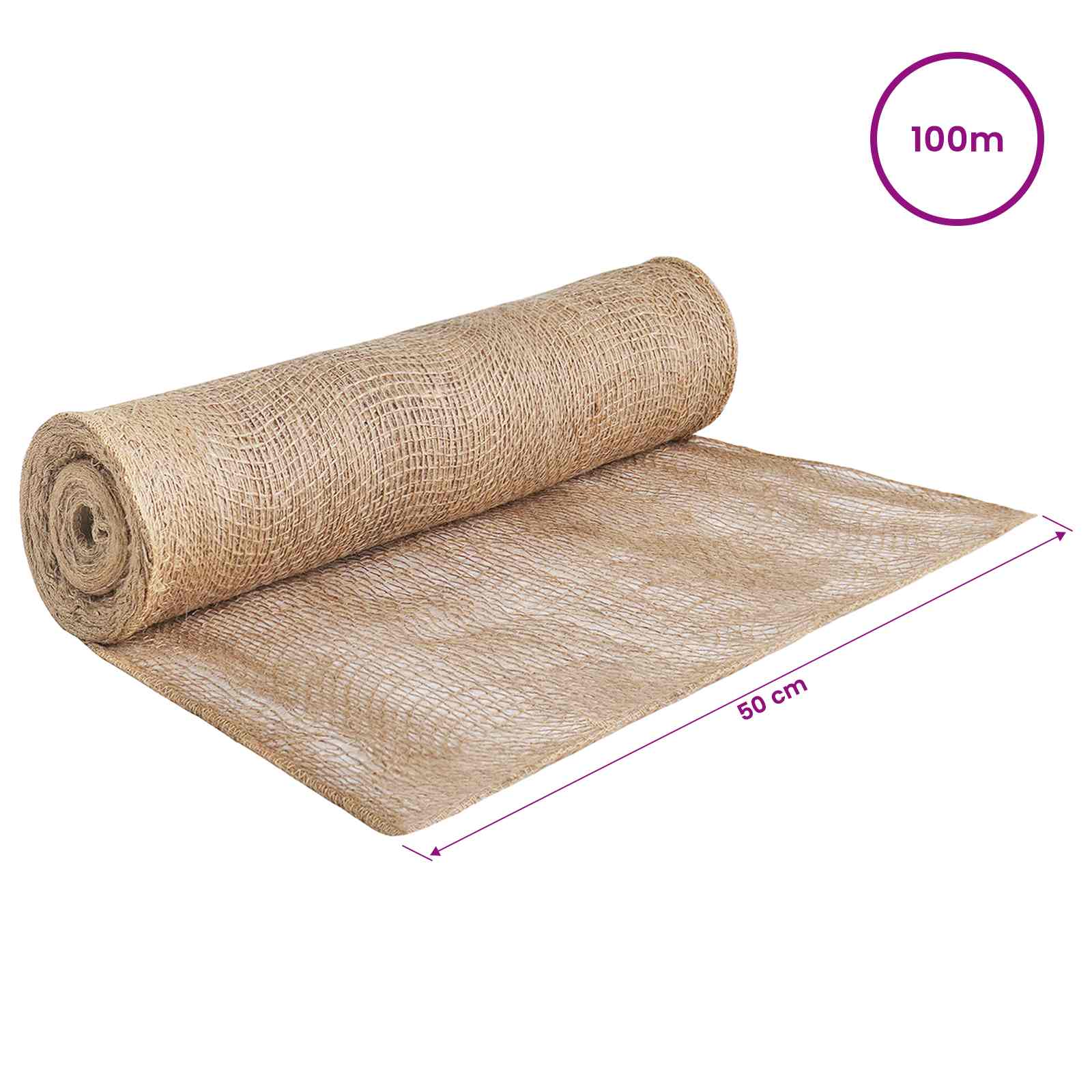 Jute Rol Naturel 50 x 10000 cm image 6
