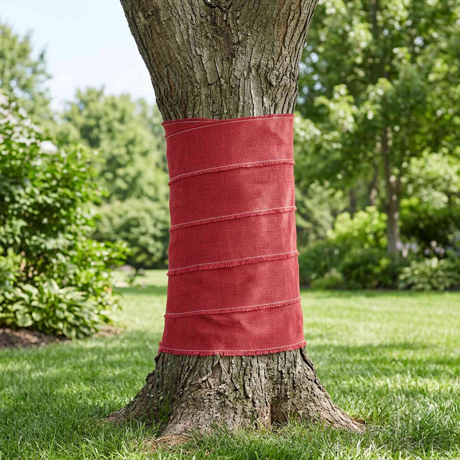 Jute Rol 200 x 2500 cm Rood image 1