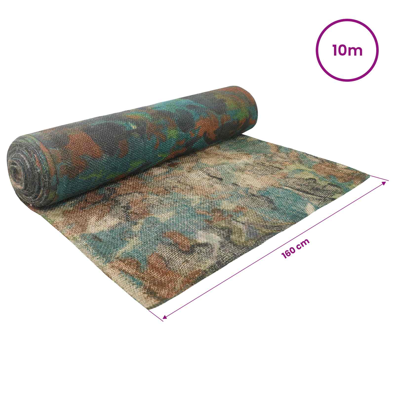 Jute Rol Camouflage 160 x 1000 cm image 6