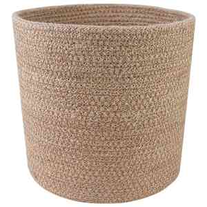 Sada květináčů 2 pcs Přírodní Ø 21 x 21 cm 100% juta Tossa - obrázek 2