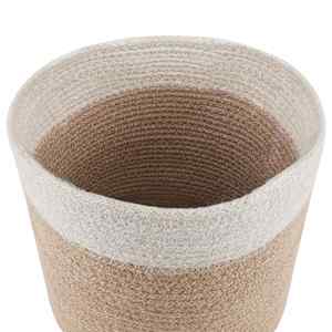 Sada květináčů 2 pcs Přírodní a bílá Ø 21 x 21 cm - obrázek 3