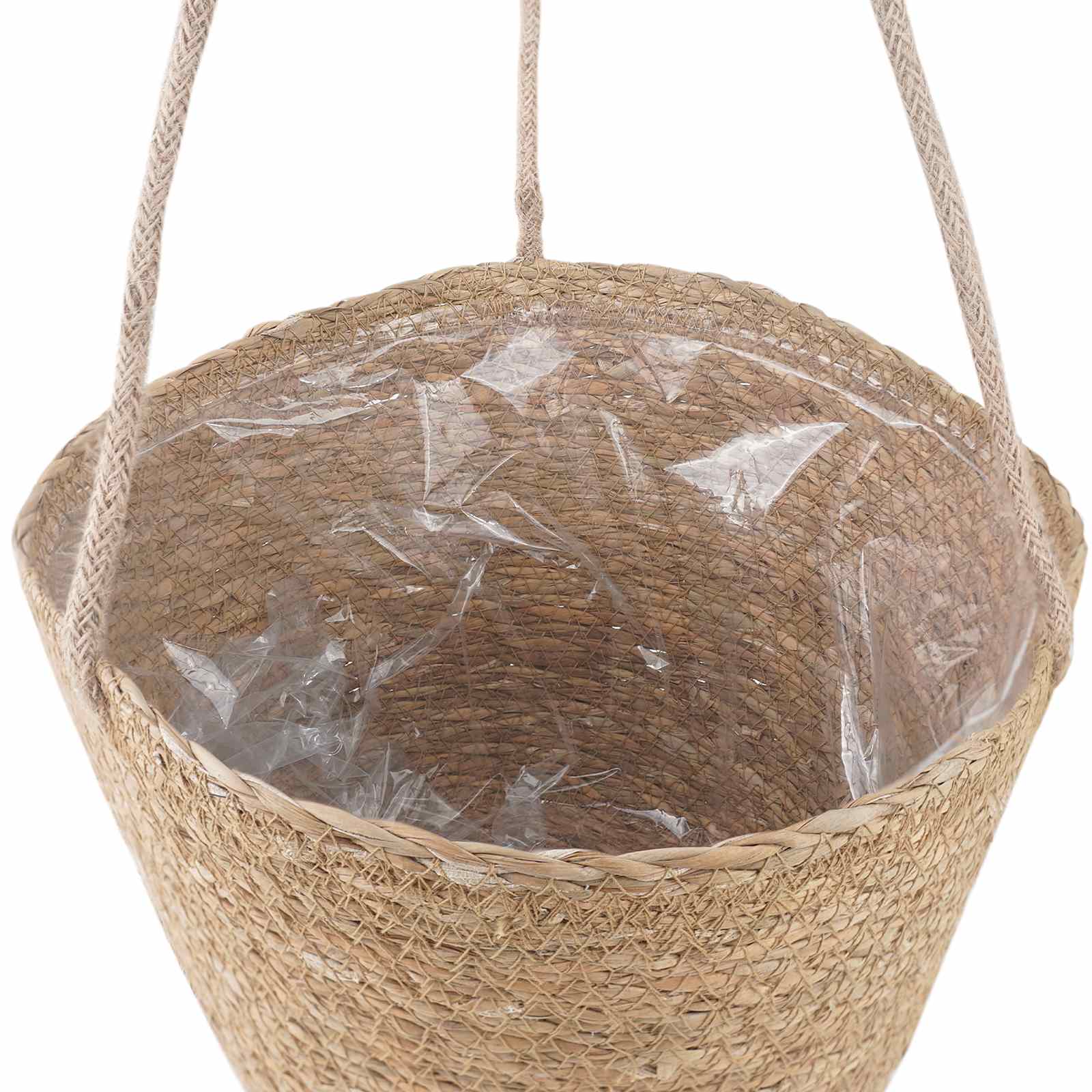 Zeegras Plantenmanden 3 pcs Naturel Ø26 x 19 cm 100% Zeegras image 5