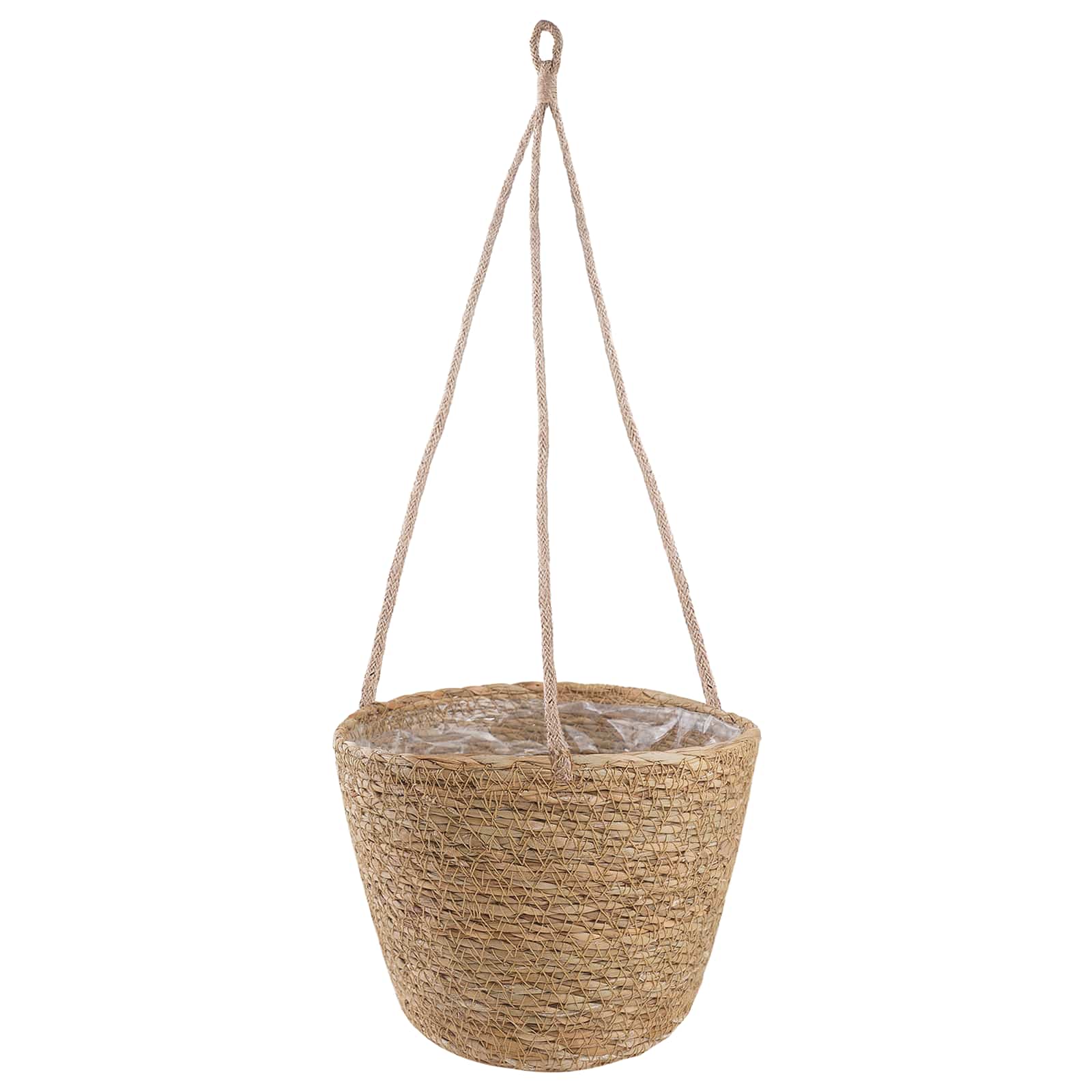 Zeegras Plantenmanden 3 pcs Naturel Ø26 x 19 cm 100% Zeegras image 3