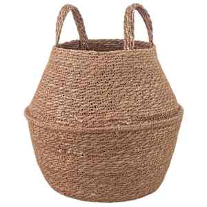 vidaXL K&auml;siga taimepott Naturaalne &Oslash; 22 x 20 cm 100% Mererohi