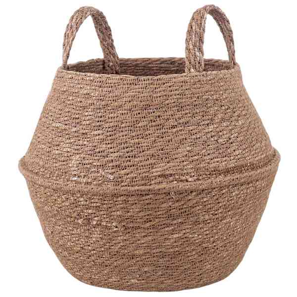 vidaXL K&auml;siga taimepott Naturaalne &Oslash; 32 x 32 cm 100% Mererohi