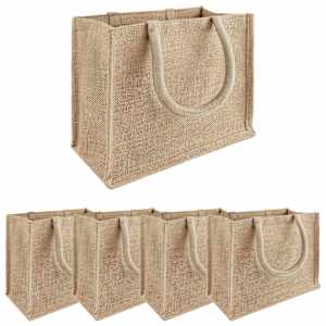 vidaXL Džuutkottid 5 Naturaalne 26 x 22 x 14 cm 100% Tossa džuut