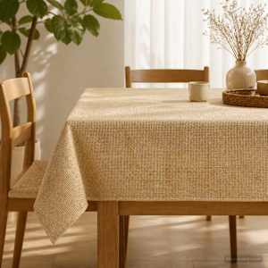 Juto oblačilo za mizo Naravna 140 x 140 cm 100% Tossa juta