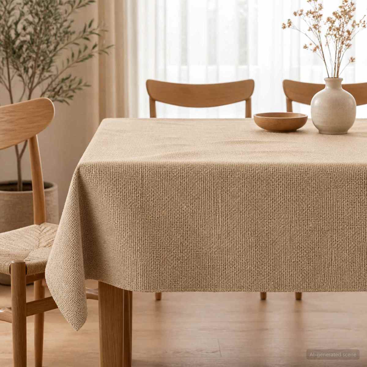 Jute Dækmotiv Naturfarvet 100% Tossa Jute