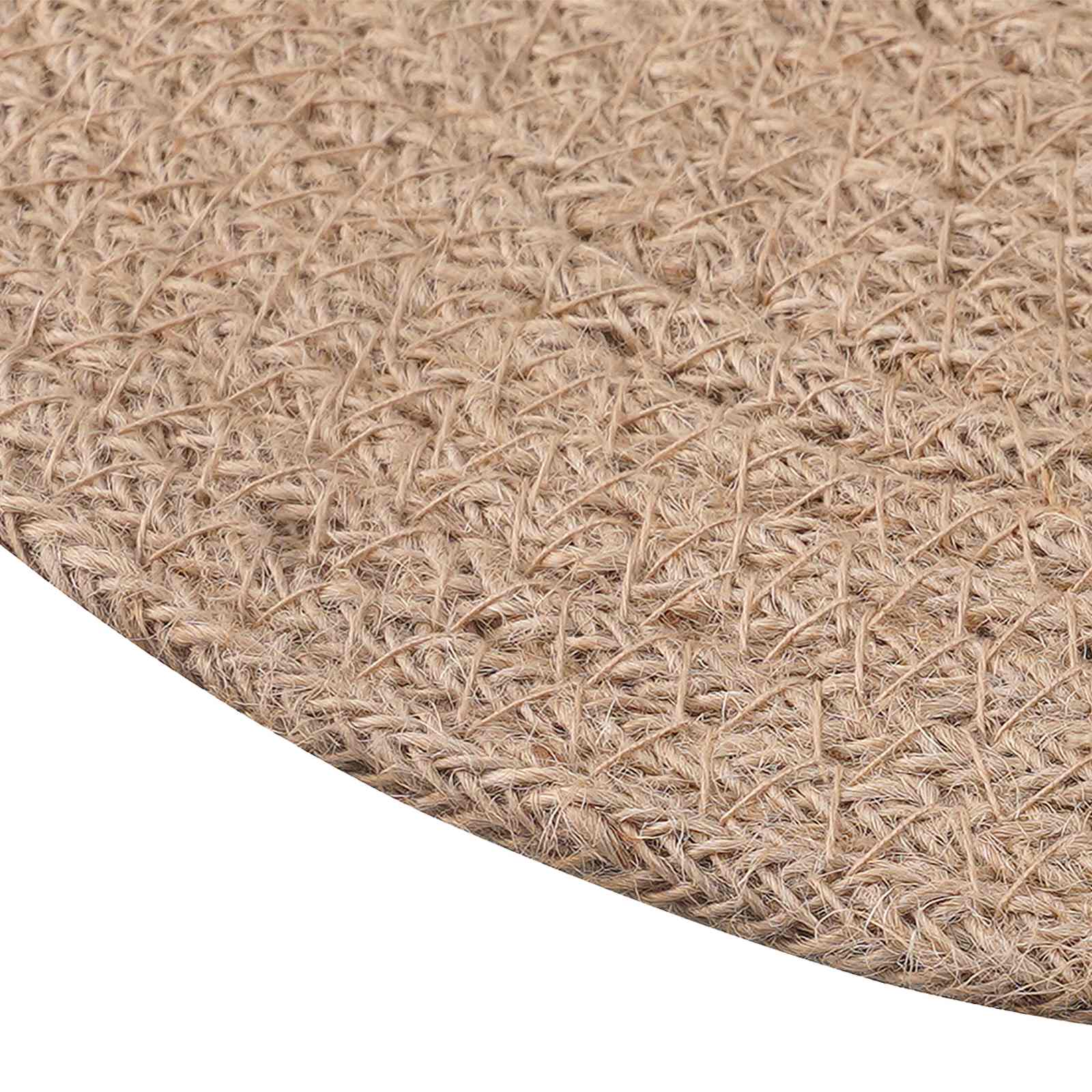 Jute placematten 12 pcs Naturel Ø 30 cm 100% Tossa Jute image 4